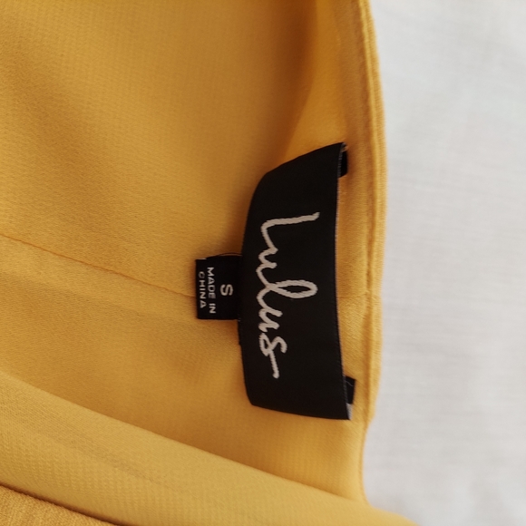 Lulus mustard top - Picture 8 of 9